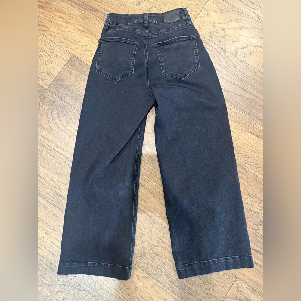 Paige Flaunt Spotlight High Rise Wide Leg Jeans - Picture 3 of 9